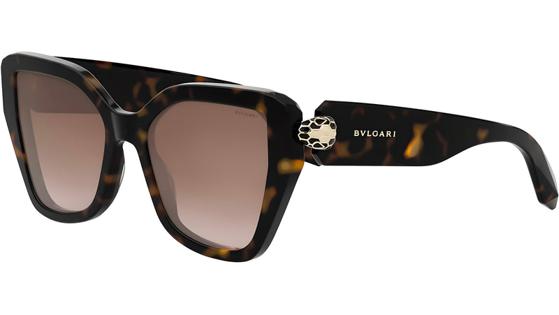Serpenti Havana Butterfly Sunglasses
