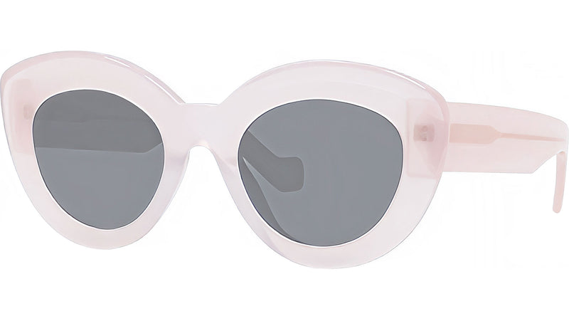 Slim Pink Geometric Sunglasses