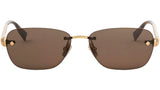 Tubogas Gold Oval Sunglasses
