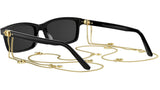 Petit CD S1I Black Rectangular Sunglasses