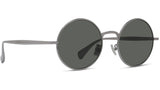 Boke Flower Silver Round Sunglasses