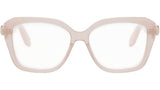 Serpenti Forever Pink Geometric Eyeglasses