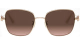 DiorTribales S1U Rose Gold Square Sunglasses