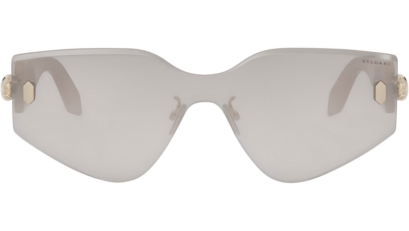Serpenti Silver Mask Sunglasses