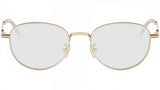 Petit CDO R2U Rose Gold Round Eyeglasses
