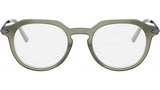 DiorBlackSuitO R10I Havana Round Eyeglasses