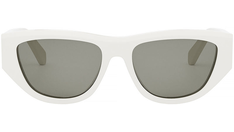 CELINE Monochroms Shiny Ivory Cat Eye Sunglasses