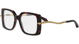 Serpenti Viper Havana Butterfly Eyeglasses