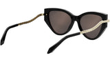 Snakes Black Cat Eye Sunglasses