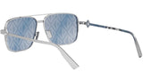 CD Diamond S9U Silver Geometric Sunglasses