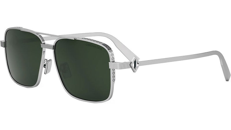 CD Diamond S9U Silver Geometric Sunglasses