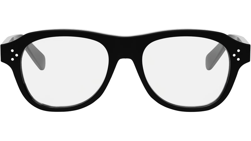 3 Dots Black Aviator Eyeglasses