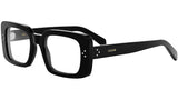 CELINE 3 Dots Black Rectangular Eyeglasses