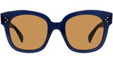 CELINE 3 Dots Blue Geometric Sunglasses