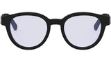 Aluminum Black Pantos Eyeglasses