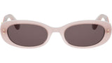 Dior Oblique B1I Pink Oval Sunglasses