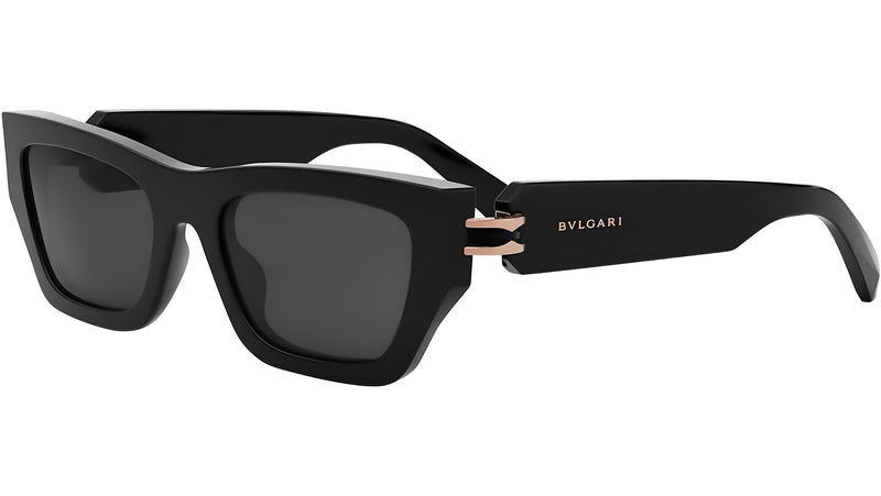 B.zero1 Black Rectangular Sunglasses