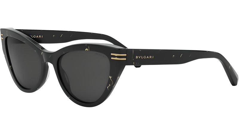 B.zero1 Shiny Black Cat Eye Sunglasses