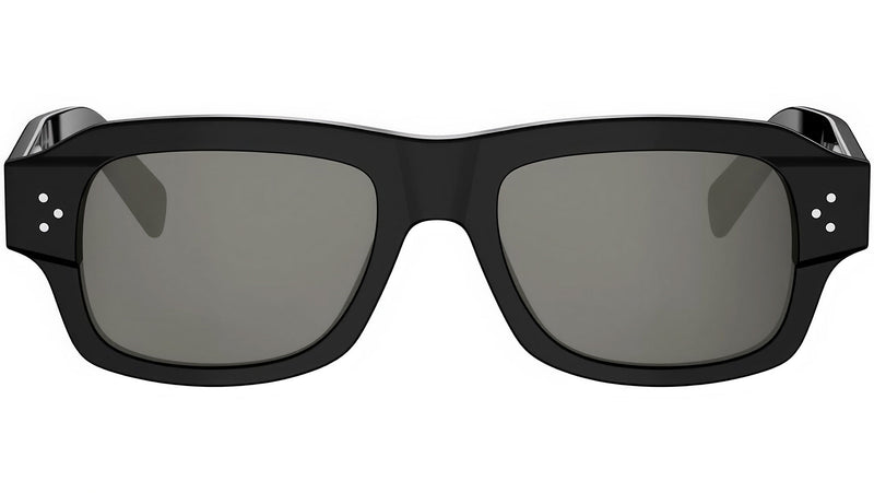 CELINE 3 Dots HD Black Rectangular Sunglasses