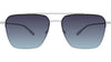 Armstrong Silver Pilot Sunglasses - 55-16-148
