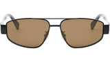 Metal Triomphe Black Pilot Sunglasses
