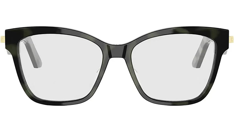 CDiorO S4I Dark Green Cat Eye Eyeglasses