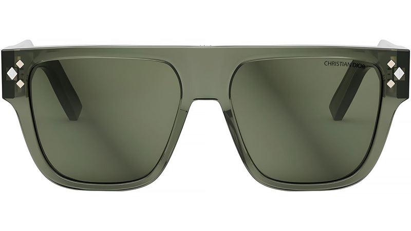 CD Diamond S6I Green Square Sunglasses