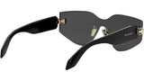 Serpenti Black Mask Sunglasses
