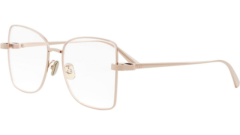 CDiorO B1F Rose Gold Butterfly Eyeglasses