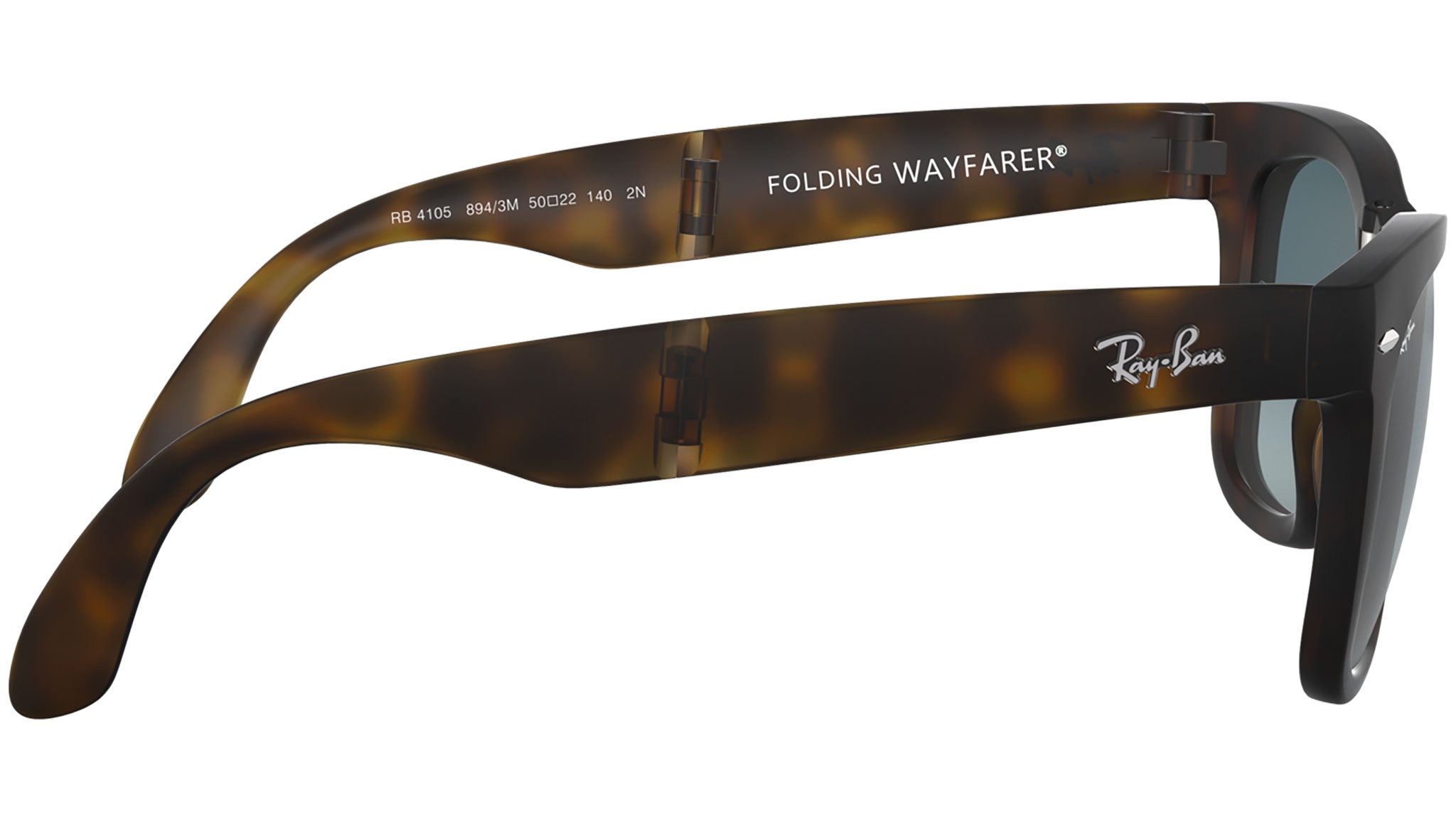 Folding Wayfarer RB4105 894/3M matte havana