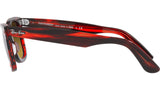 Wayfarer RB2140 136285 striped red